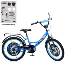 Велосипед детский PROF1 20д. Y2044 Original boy, сине-черный